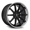 C24 Gloss Black with Stainless Steel Chrome Lip