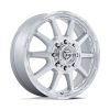 D912 CIRCUIT DUALLY GLOSS SILVER W/ MACHINED FACE