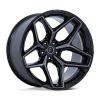 FLUX GLOSS BLACK BRUSHED FACE WITH GRAY TINT