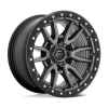 D680 REBEL MATTE GUNMETAL BLACK BEAD RING