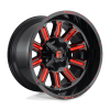 D621 HARDLINE GLOSS BLACK RED TINTED CLEAR