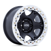 KM238 VI BEADLOCK SATIN BLACK W/ MACHINED RING