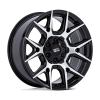 MO813 MASON GLOSS BLACK W/ MACHINED FACE