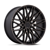 NC278 CALABRIA 6 MATTE BLACK MACHINED W/ DARK TINT