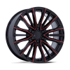 PR223 Gloss Black Milled Red