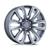 PR225 GLOSS GUNMETAL MACHINED WITH CHROME ACCENTS