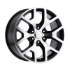 PR169 GLOSS BLACK WITH MACHINED SPOKES