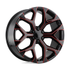 PR176 GLOSS BLACK RED MILLED