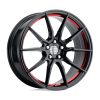PR193 GLOSS BLACK RED MACHINED