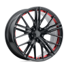 PR194 GLOSS BLACK RED MACHINED
