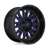 D645 STROKE GLOSS BLACK BLUE TINTED CLEAR