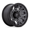 D825 TRACTION MATTE GUNMETAL WITH BLACK RING