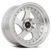 VR2 Silver Machine Face Lip Chrome Rivet