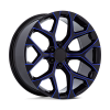 PR176 GLOSS BLACK MACHINED W/ BLUE MILLING